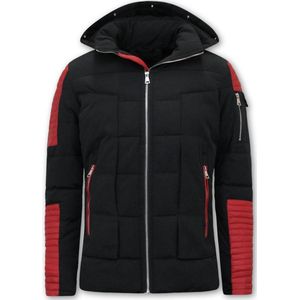 Enos - Winterjas Heren - Zwart - Katoen/Polyester
