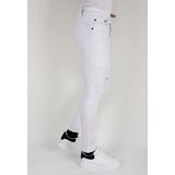 Nette Witte Heren Slim fit Spijkerbroek met Stretch -DP106