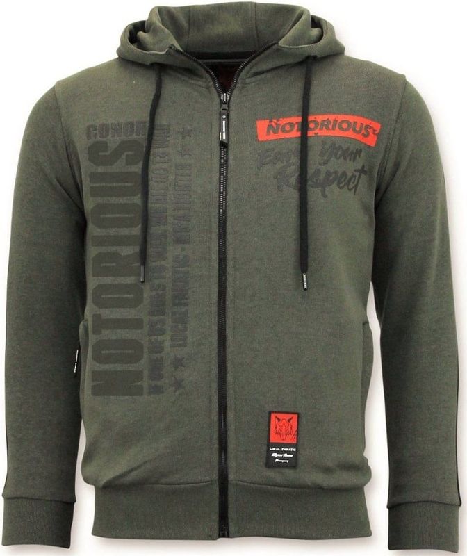 Exclusieve Trainingsvest Heren - Conor Notorious Hoodie- Groen