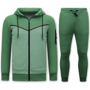 Top-Star Tracksuit - Joggingpak - Groen - 65% Katoen, 35% Polyester
