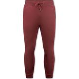 Huisbroek Heren - Traningsbroek Heren - Joggingbroek Heren Volwassenen - Sweatpants - 6866 - Bordeaux