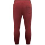 Huisbroek Heren - Traningsbroek Heren - Joggingbroek Heren Volwassenen - Sweatpants - 6866 - Bordeaux