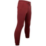 Huisbroek Heren - Traningsbroek Heren - Joggingbroek Heren Volwassenen - Sweatpants - 6866 - Bordeaux