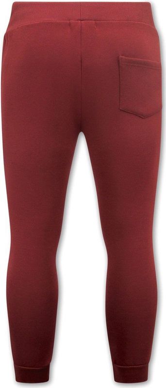Huisbroek Heren - Traningsbroek Heren - Joggingbroek Heren Volwassenen - Sweatpants - 6866 - Bordeaux