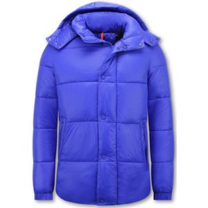 Local Fanatic - 8055 - Puffer Jacket - Licht Blauw - Gewatteerde Jas