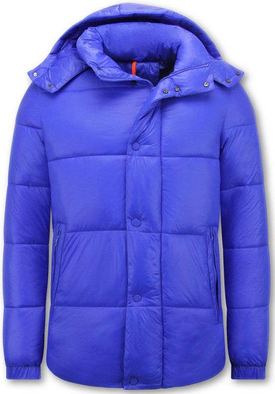 Enos - 8055 - Puffer Jacket - Donker Blauw - Waterdicht - Winterjassen