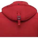 Gewatteerde Winterjas - Rood - 65% Katoen 35% Polyester
