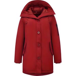 Winddichte Winterjas Dames Parka - 505 - Rood