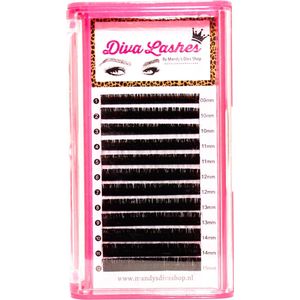 diva lashes wimperextensions C krul 0,07 16 MM