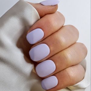 SD Press on Nails - B-44- Plaknagels - Gelnagels - Handgemaakt - 20 stuks - B44 Lila Matte - Kort Naturel - Korte Nagels - Accessoires - Nagelstudio - Nail Art - Nagellijm - Gellak - Nageltips - Nails at Home - Nagels