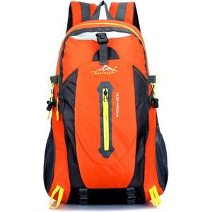 Polaza®️ Backpack - Rugzak - Rugtas - Groot Formaat - Reis Rugzak - Voor onderweg - Luxe Rugzak - Tas - Oranje