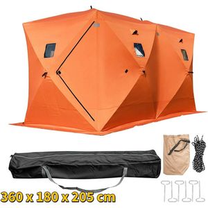 Polaza® IJsvissen Tent - Speciaal Voor IJsvissers - Vistent - Pop-Up Tenten - Waterdicht - Winddicht - Binnen 60 Seconden Opgezet - 300D Oxford Stof