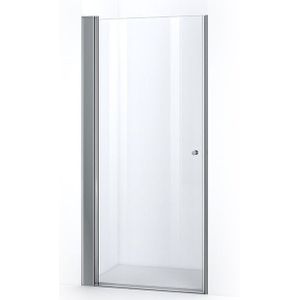 Zircon Comfort Douchedeur | 105 cm Chroom Helder glas Draaideur