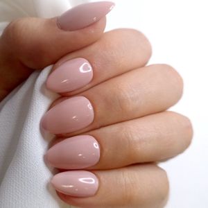 SD Press on Nails - B-153 - Plaknagels met nagellijm - XS Stiletto Kunstnagels - Nude - Set 20 Kunstnagels handgemaakt van gellak - Nepnagels - Nagellijm - Nagellak - Accessoires - Nail Art - Nagelvijl - Nails at home