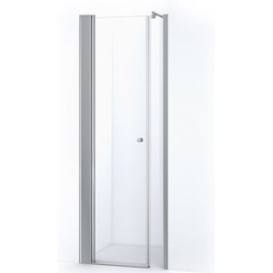 Zircon Comfort Douchedeur | 90 cm Chroom Helder glas Draaideur