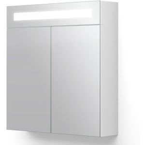 Spiegelkast met Verlichting Filo 60x62,5cm Hoogglans Wit