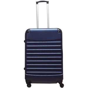 Koffer Vierkant Travelerz ABS - Blauw L