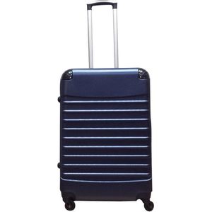 Koffer Vierkant Travelerz ABS - Blauw XL