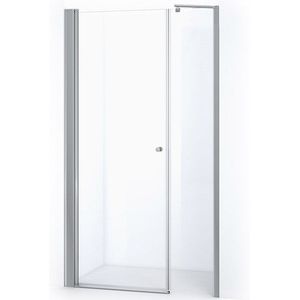 Zircon Comfort Douchedeur | 120 cm Chroom Helder glas Draaideur