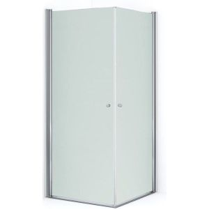 Zircon - Comfort - Douchecabine - Chroom - 90x90 cm - Draaideur - Vierkant - 200 cm Hoog - 6 mm Veiligheidsglas
