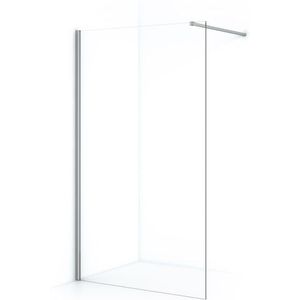 Diamond Inloopdouche | 110 cm Chroom Helder glas Vaste wand