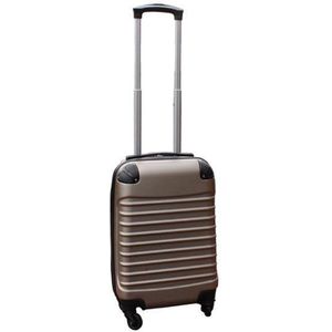 Koffer Vierkant Travelerz ABS - goud S