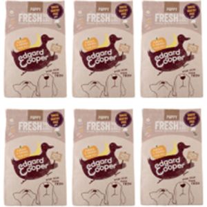 6x Edgard & Cooper Puppy Eend - Hondenvoeding - 700g