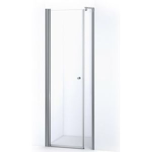 Zircon Comfort Douchedeur | 95 cm Chroom Helder glas Draaideur