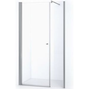 Zircon Comfort Douchedeur | 125 cm Chroom Helder glas Draaideur