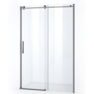 Crystal Allure Douchedeur | 140 cm Chroom Helder glas Schuifdeur