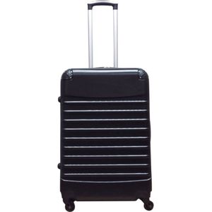 Koffer Vierkant Travelerz ABS - Zwart L