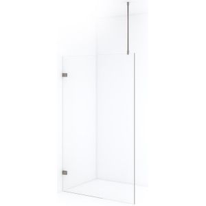 Diamond Inloopdouche | 110 cm Rvs Helder glas Vaste wand