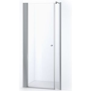 Zircon Comfort Douchedeur | 100 cm Chroom Helder glas Draaideur