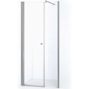 Zircon Comfort Douchedeur | 105 cm Chroom Helder glas Draaideur