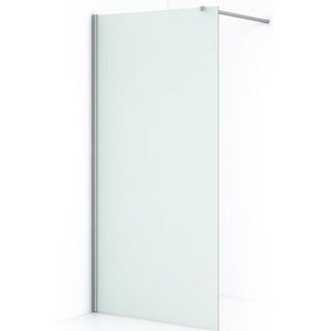Diamond Inloopdouche | 90 cm Chroom Matglas Vaste wand