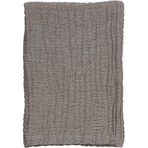 Mies & Co Soft Mousseline Deken - Dark Brown