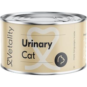 Vetality Kattenvoer Urinary - 18 x 100 gram - Kattenvoer Natvoer Blik - Helpt Blaasgruis Voorkomen en Lost Op - Voordeelverpakking