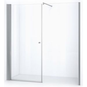 Zircon Comfort Douchedeur | 200 cm Chroom Helder glas Draaideur