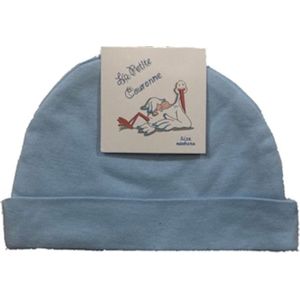 La Petite Couronne Mutsje Uni Blauw Maat 56