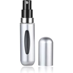 Hervulbaar Parfumflesje - Zilver - 5ML - Verstuiver - Navulbaar
