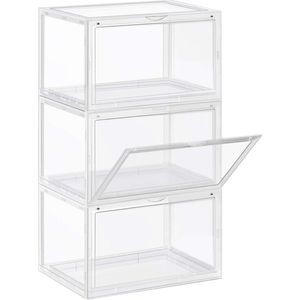 Plastic opbergdoos voor schoenen (12 stuks) | SHOEZY