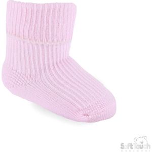Soft Touch Babysokken 0-3 Mnd Roze Meisjes S03