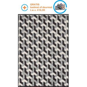 FOTAPIJT - MD21076 - Abstract - Bedrukt tapijt - Vloerkleed - Antislip - Wasbaar - 160x230 cm - 9 mm - Polyester
