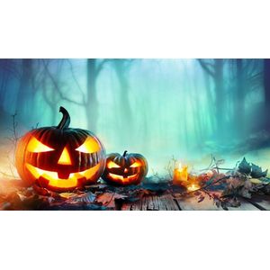 FOTAPIJT - Halloween - Bedrukte Deurmat - Vloerkleed - Deurmat voor Binnen en Buiten - Termo Antislip - 50x75 cm - 4 mm - Polyester - Kerstcadeau