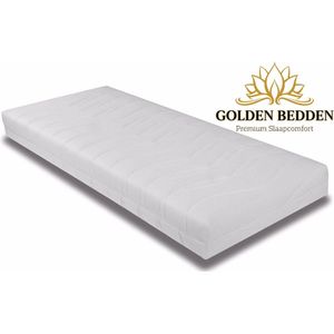 Golden Bedden 80x150x17 HR45 Koudschuim - Eenpersons Luxe matrassen - Anti-allergische wasbare hoes met rits.-GOEDKOOP MATRAS