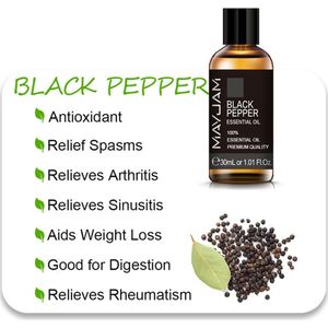 Etherische Olie Zwarte Peper Speciaal Voor Woodsart Unieke Kamergeurverspreider