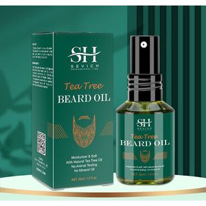Tea Tree Baardolie - Baard Olie - Tea Tree - Baardgroei - Vollere Baard - Baardverzorging