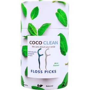Coco Clean Pick Floss Mint - Flosdraad - Tanden flossen - Tand- en mondverzorging
