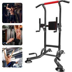 Fitness Multifunctionele Power Tower - Thuiskantoor Gym Dip Stands Pull Up Push Up - Power Tower Fitness Station - Home Gym - Thuis Sporten