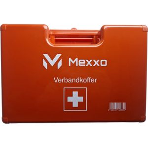 Mexxo BHV verbanddoos - EHBO Verbandkoffer - Europees goedgekeurd - Incl. wandhouder - 61 delig